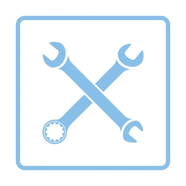Икона с гаечным ключом — стоковый вектор