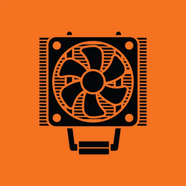 Icône du ventilateur CPU — Image vectorielle