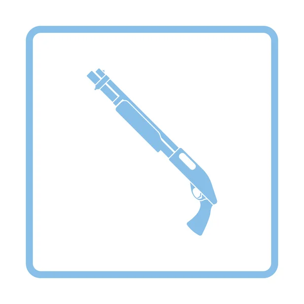 Pump akce shotgun ikona — Stockový vektor