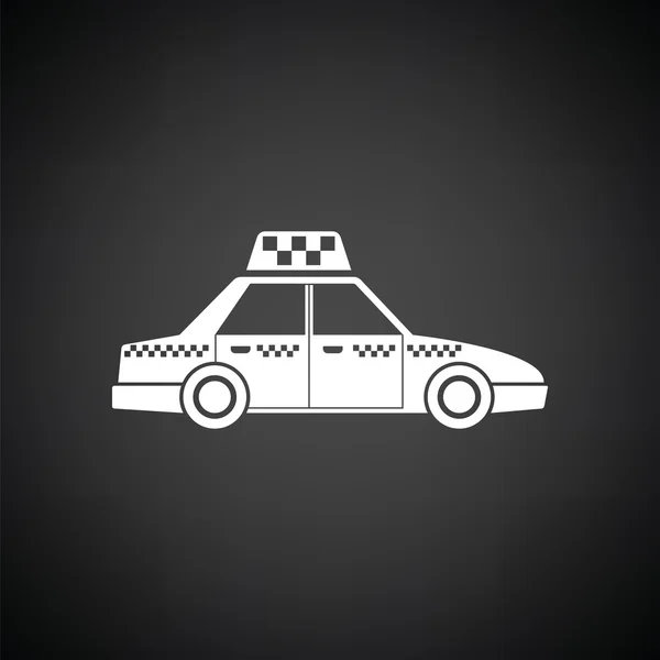 Taxi Autó ikon — Stock Vector