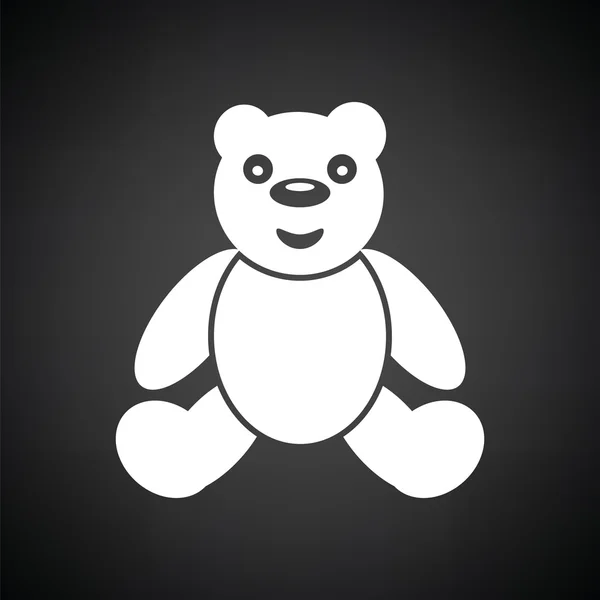 Teddy bear ico — Stock vektor