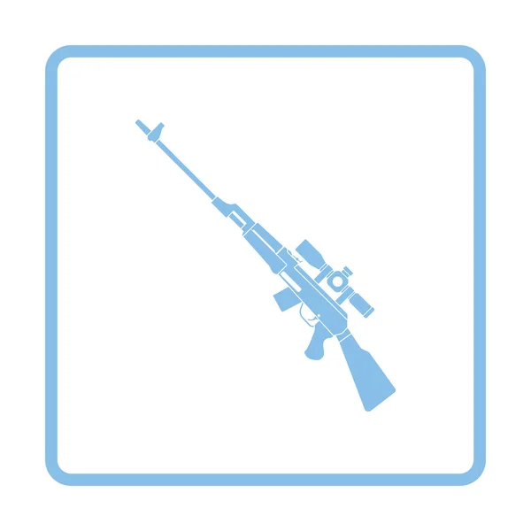 Keskin nişancı tüfeği simgesi — Stok Vektör