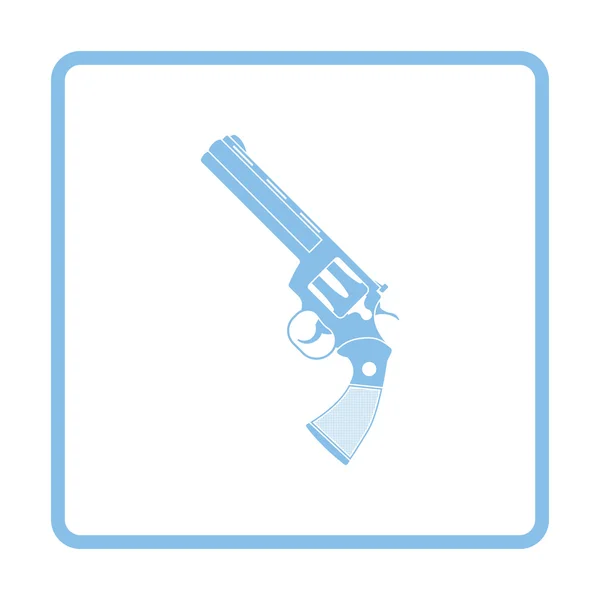 Revolver pistool pictogram — Stockvector