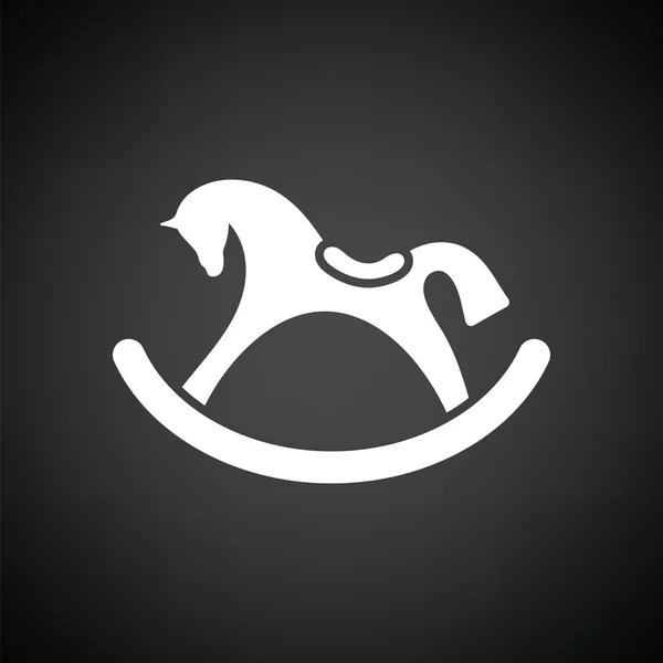 Cheval à bascule ico — Image vectorielle
