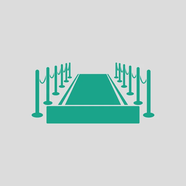 Alfombra roja icono — Vector de stock