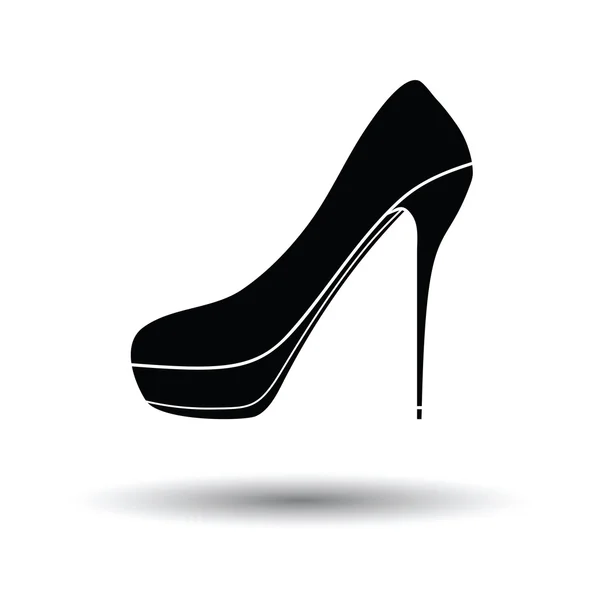 Icona scarpa tacco alto — Vettoriale Stock