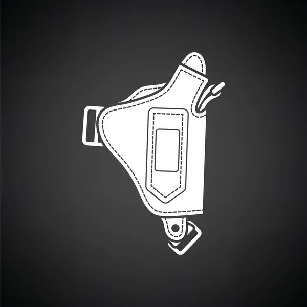 Icône pistolet holster police — Image vectorielle