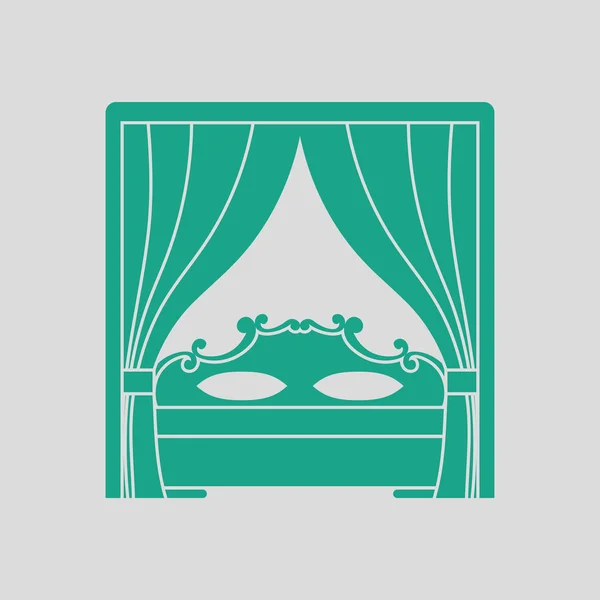 Icône de boudoir vert — Image vectorielle