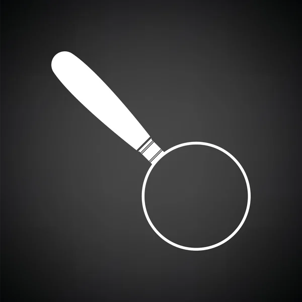 Magnifying glass icon — Stock Vector