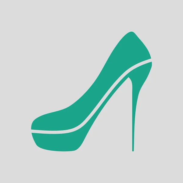 Sexy wysoki obcas buty ikona — Wektor stockowy