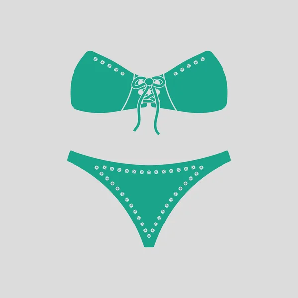 Soutien-gorge de sexe et pantalon icône — Image vectorielle