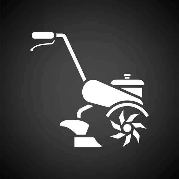 Garden tiller icon