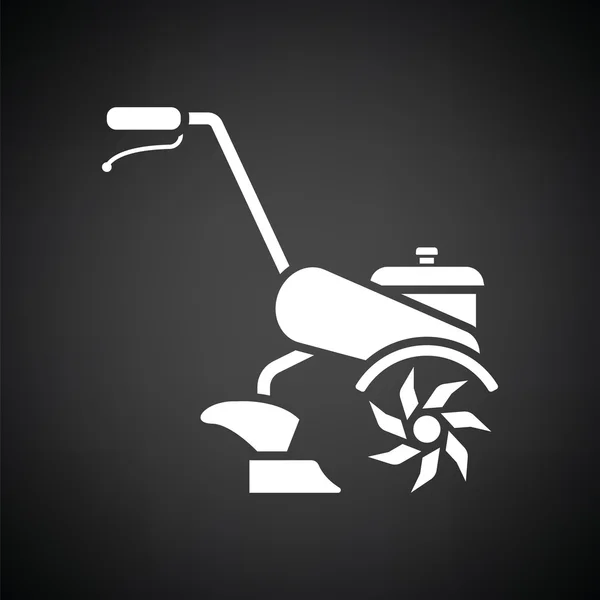 Garden tiller icon — Stock Illustration Garden tiller icon Stock Vector