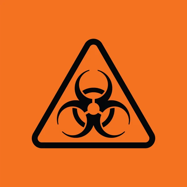 Ikona biohazard — Stockový vektor