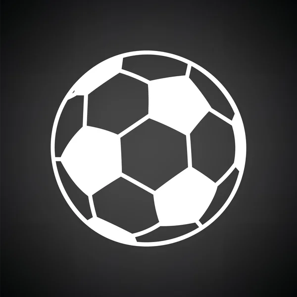 Ícone de bola de futebol — Vetor de Stock