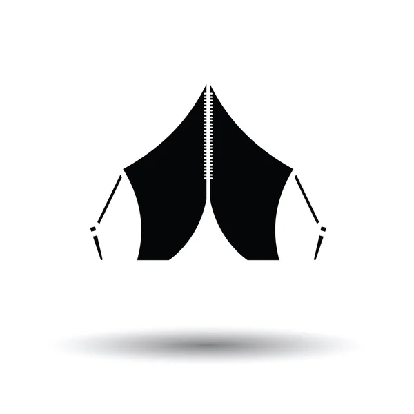 Turisztikai sátor ikon — Stock Vector