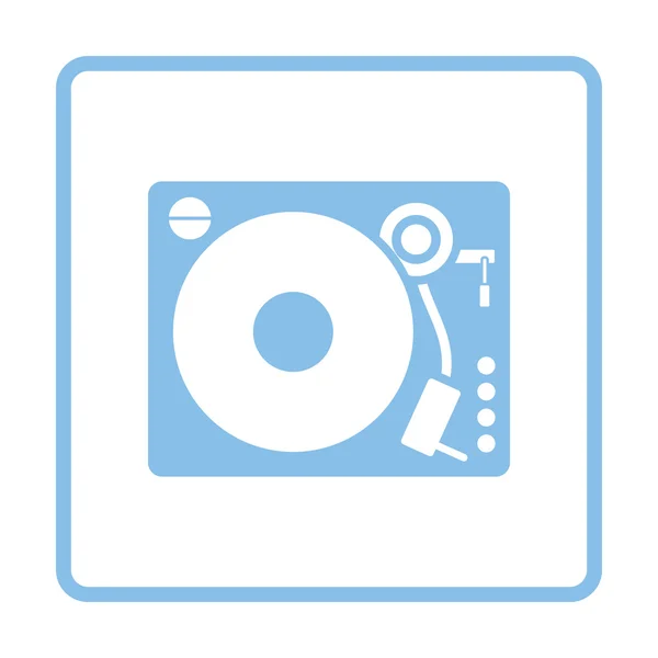 Vinyl player icon — Stock Vector