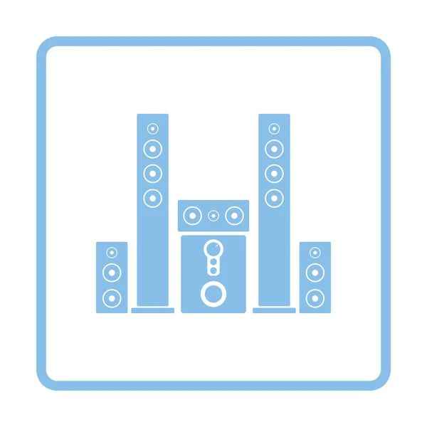 Sistema de audio altavoces icono — Archivo Imágenes Vectoriales