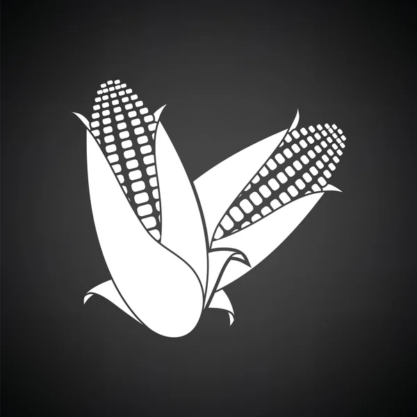 White corn icon — Stock Vector