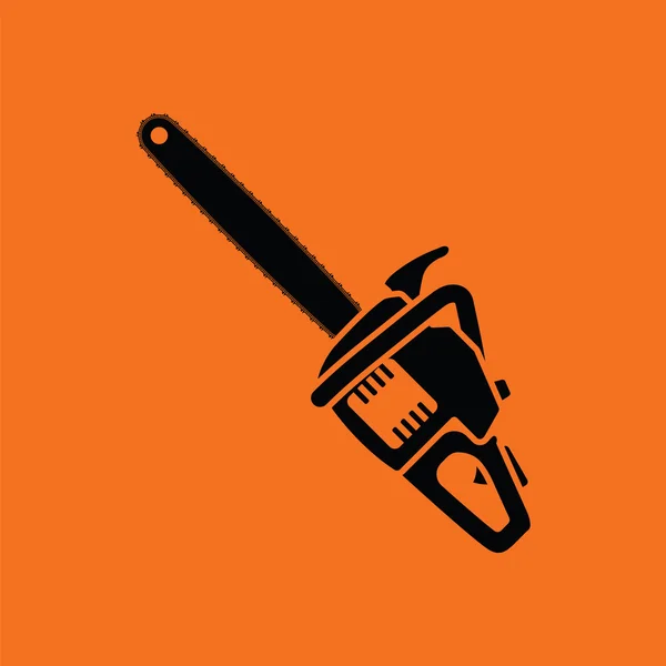 Chain saw icon — Stock Vector