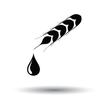 Damla simgesi olan buğday