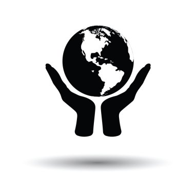 Gezegen simgesi holding eller