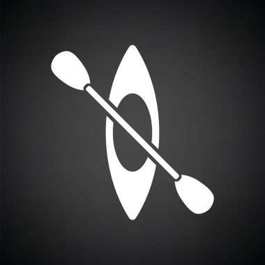 Kayık ve raket simgesi