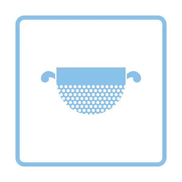 Icono de colador de cocina — Vector de stock