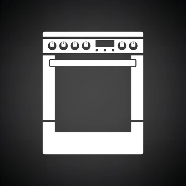 Küche Hauptherd-Einheit Symbol — Stockvektor
