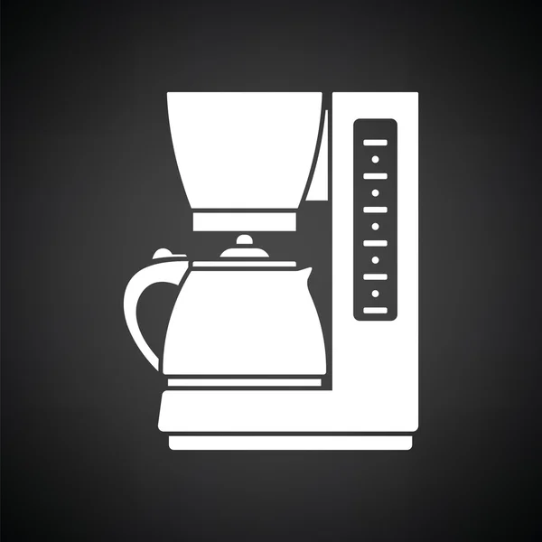 Ikona kawa kuchnia maszyna — Wektor stockowy