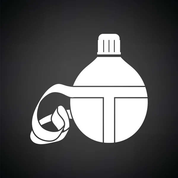 Icône flasque touristique — Image vectorielle
