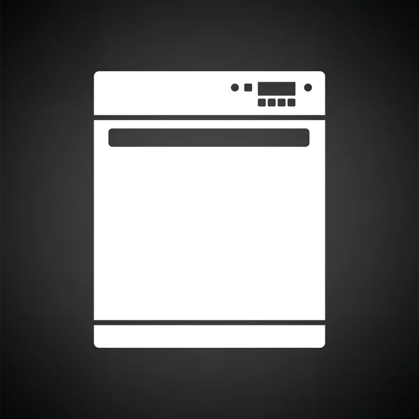 Kitchen dishwasher machine icon — Stock Vector