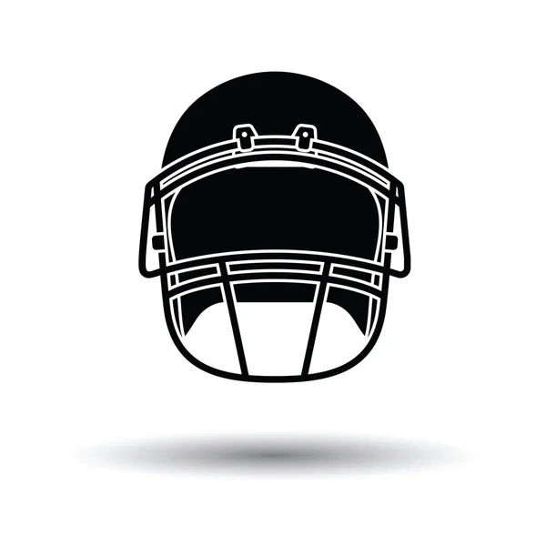 Amerikaans voetbal helm pictogram — Stockvector