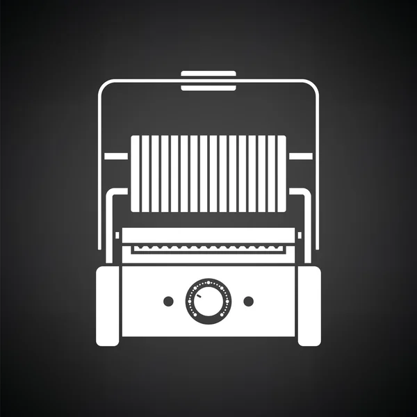 Icône de barbecue électrique de cuisine — Image vectorielle