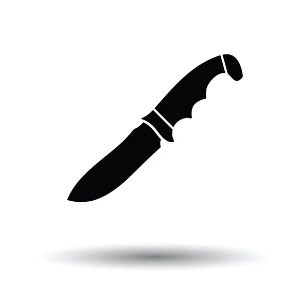 Icono cuchillo de caza — Vector de stock