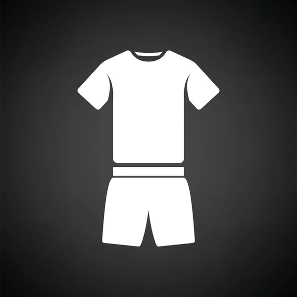 Fitness uniform pictogram — Stockvector