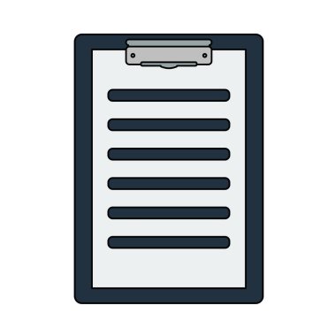 Hastalık Geçmişi Simgesi. Renk Doldurma Tasarımı ile Düzenlenebilir Tasarım. Vektör İllüstrasyonu.