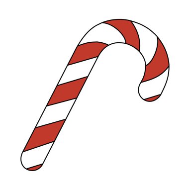 Çubuk Şeker Simgesi. Renk Doldurma Tasarımı ile Düzenlenebilir Tasarım. Vektör İllüstrasyonu.