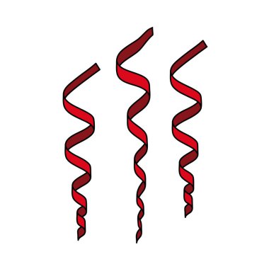 Parti Yılanı Simgesi. Renk Doldurma Tasarımı ile Düzenlenebilir Tasarım. Vektör İllüstrasyonu.