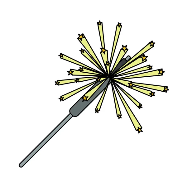 스파클러 아이콘 디자인을 수있다 사기적 — 스톡 벡터