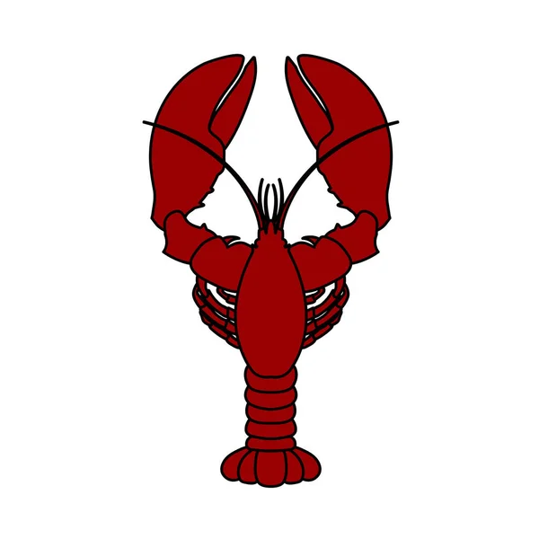 Lobster Icon. Editable Outline With Color Fill Design. Vector Illustration. — Stock Illustration Lobster Icon Editable Outline Color Fill Design Vector Illustration Stock Illustration