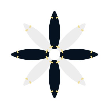 İş Broşu Simgesi. Düz Renk Tasarımı. Vektör İllüstrasyonu.