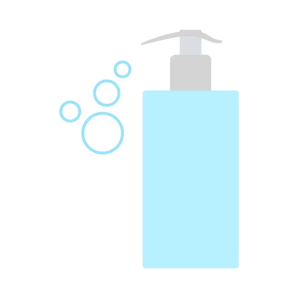 液体肥皂离子的分配器 平面色彩设计 病媒图解 — 图库矢量图片