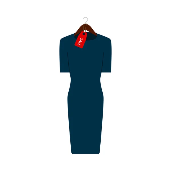 Платье Шпильке Иконой Плоский Дизайн Цвета Векторная Миграция — стоковый вектор