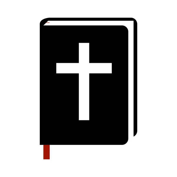 Εικονίδιο Αγίας Γραφής Επίπεδη Σχεδίαση Χρωμάτων Εικονογράφηση Διανύσματος — Διανυσματικό Αρχείο
