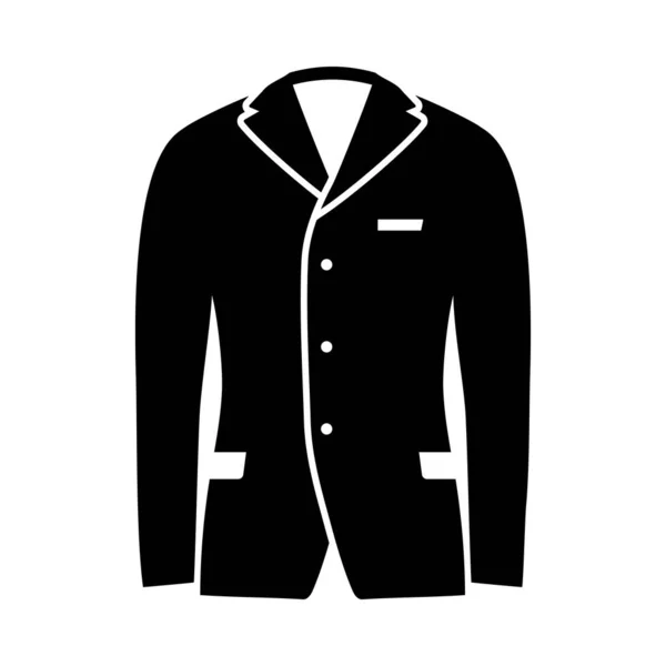 Ikona Obchodního Obleku Black Glyph Design Vektorová Ilustrace — Stockový vektor