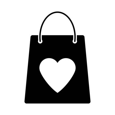 Kalp Simgeli Alışveriş Torbası