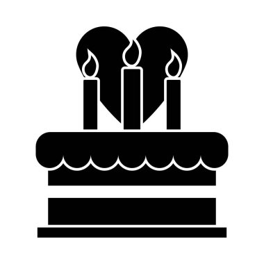 Mumlar ve Kalp Simgesi ile Cacke