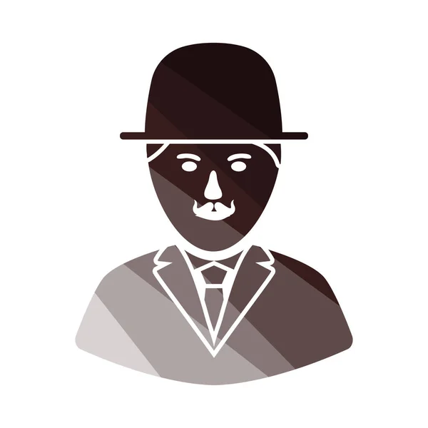 Detective Icon Projeto Escada Cor Plana Ilustração Vetorial — Vetor de Stock