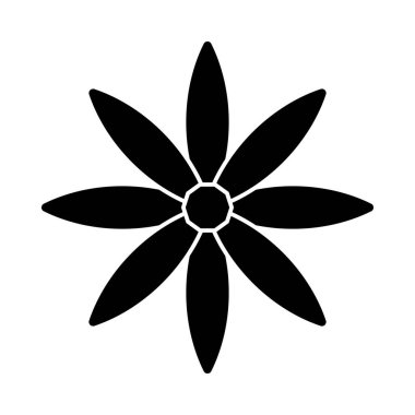 İş Broşu Simgesi. Siyah Şablon Tasarımı. Vektör İllüstrasyonu.